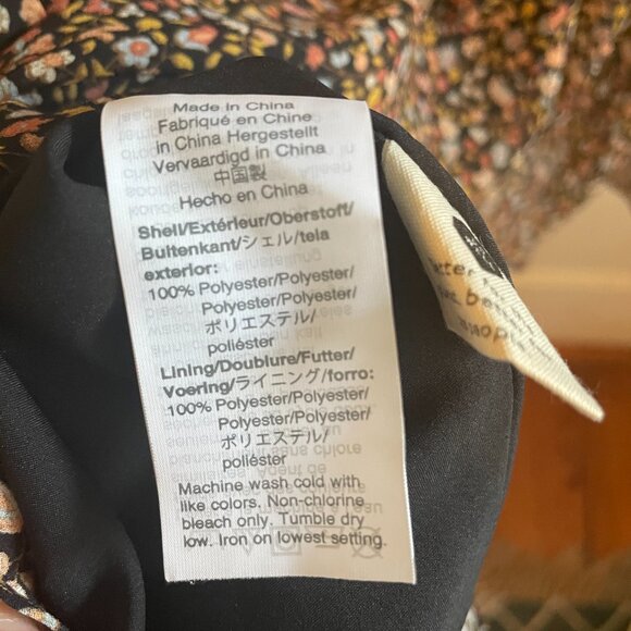 Madewell | Georgette Smocked-Neck Midi Dress | Folktale Paisley | SZ Small | NWT - Picture 10 of 10